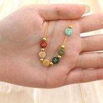 Colourful Beads that Bring Joy to Every Little Girl's Style - Personalised Sterling Silver Name Necklace Birthday Gift