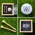 Henkilökohtainen Monogrammi Initial Name Golf Ball Gift Set Club Kilpailu Souvenir Syntymäpäivälahja Golf Lover Golferille