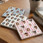 Tasse en céramique personnalisée avec nom et sous-verre Cadeau d'anniversaire pour la famille, les amis et les propriétaires d'animaux de compagnie