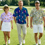 Personalized Face Photo Golf Elements Hawaiian Style Short-Sleeved Shirt Funny Birthday Anniversary Gift for Golf Players