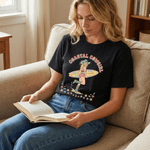 Personalized Multicolor Bohemian Style Surfboard Cowgirl 100% Cotton T-shirt with Name Beach Party Birthday Holiday Gift for Women Girls