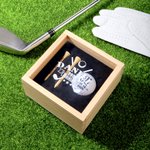 Henkilökohtainen Monogrammi Initial Name Golf Ball Gift Set Club Kilpailu Souvenir Syntymäpäivälahja Golf Lover Golferille