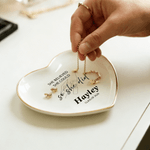 Personalized Graduation Black & White Line Design Minimalist Master Jewellery Tray with Name and Year Graduation Gift for Class of 2026