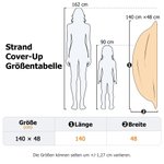 Personalisierter Strandschal im Pareo-Stil | mit Schildkröte-Muster und Namen | Bikini-Cover-Up | für Strand Schwimmbad | Geburtstag Geschenk für Frau