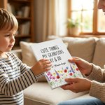 Personalized Wildflower Cute Things Say Do A5 Journal Notebook with Text Record Memories Mother's Day Birthday Gift for Mom Grandma