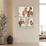 Personalized Photos Canvas Prints Wall Displays Modern Living Room Decor Set of 3 Ship from USA Housewarming Anniversary Gift for Couple