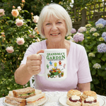 Personalized Mama's/Grandma's Garden Where Love Grows Ceramic Mug with 1-6 Palms and Names Mother's Day Gift for Mom Grandma