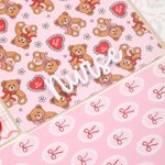 Personalized Heart Bear ID Card Badge Buddy with Name Hospital Nursing Clinicals Nurse Day Valentine's Day Gift for Nurse Lover