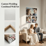 Personalized Photos Canvas Prints Wall Displays Modern Living Room Decor Set of 3 Ship from USA Housewarming Anniversary Gift for Couple