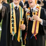 Personalized Multicolor Graduation Hat Two-Colored Braided Ribbon Lei with Name and Year Party Decor Graduation End of School Gift for Graduates