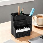Porte stylo personnalisé en 3D avec nom et texte pour piano, usage quotidien Cadeau d'anniversaire pour professeur de piano, étudiant