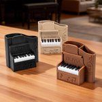 Porte stylo personnalisé en 3D avec nom et texte pour piano, usage quotidien Cadeau d'anniversaire pour professeur de piano, étudiant