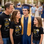 Personlig Class of 2026 Cartoon Character 100% bomull T-shirt för barn och vuxna med namn för dagligt bruk Graduation Gift for Graduate Family