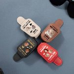 Gepersonaliseerde Multicolor Kid gezicht foto PU leer magnetische auto zonnebril houder Clip met naam Dagelijks gebruik Verjaardagscadeau voor ouders grootouders chauffeurs