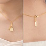 Personalisierte Zirkon Tennisschläger Halskette mit eingraviertem Text Exquisite Schmuck täglichen Gebrauch Geburtstag Tennisplatz Geschenk für Tennisliebhaber Spieler