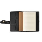 Personalized Golden Cross PU Leather Strap Journal Notebook with Initial and Text Religious Baptism Birthday Gift for Christian Pastor