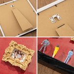 Personalized 3-12 Photos American Museum Photo Frame with Light Strip Study Room Decor Birthday Gift for Friends Family