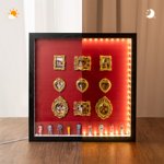 Personalized 3-12 Photos American Museum Photo Frame with Light Strip Study Room Decor Birthday Gift for Friends Family