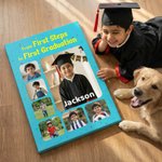 Personalized Photos Canvas Art Poster Frameless Framed Painting with Name Title Kindergarten Preschool Graduation Party Gift for Graduates Kids