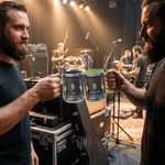 Personalised Black Vintage Drum 11 oz 15 oz Ceramic Mug Coaster with Name Unique Birthday Drummer Gift for Music Lover