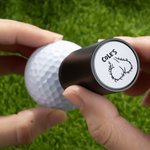 Tampon de balle de golf multicolore Club de compétition Souvenir Cadeau d'anniversaire pour amateur de golf Golfeur