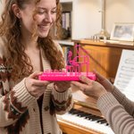 Personalized Multicolor Piano Silhouette Ornament with Name Home Decor Teacher's Day Appreciation Birthday Gift for Pianist Music Teacher Lover