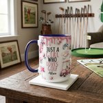 Gepersonaliseerde Roze Meisje Houdt van Golf 11 oz 15 oz Keramische Mok met Naam en Onderzetter Dagelijks Gebruik Verjaardagsgeschenk voor Golfers Golfliefhebbers