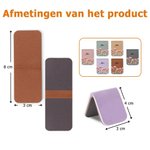 Gepersonaliseerde Aquarel Geboortebloemen Magnetische PU-leer Bladwijzerclip met Naam Verjaardagscadeau voor Boekenliefhebbers en Boekenwurmen