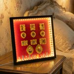 Personalized 3-12 Photos American Museum Photo Frame with Light Strip Study Room Decor Birthday Gift for Friends Family