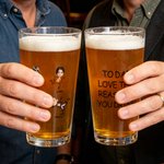 Personalized To Dad From The Reasons You Drink Photo Portrait Character Action 16oz Beer Glass with 1-4 Kid Names Father’s Day Birthday Gift for Him