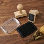 Personalized Classical Floral Frame Library Stamp with Engraved Name Birthday Anniversary Book Club Gift for Bookworms Book Lovers