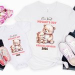 Personalized Fantasy Unicorn Classic Winnie the Pooh 100% Cotton T-shirt Baby Bodysuit with Name Birthday 1st Mother's Day Gift for Baby Mother