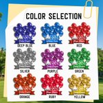 Personalisierte Klasse von 2026 Foto bunte Luftballons Banner mit Namen und Jahr Graduierung Feier Party Geschenk für Absolventen