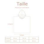 Serviette de plage personnalisée avec motif de sirène dessin animé initiale et nom - Essentiels de voyage fête sur la plage -Cadeau pour fille