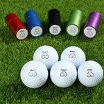 Tampon de balle de golf multicolore Club de compétition Souvenir Cadeau d'anniversaire pour amateur de golf Golfeur