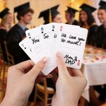 Personalised Photo Playing Cards with Name and 54 Cards Guest Game Graduation Party  Gift for Graduates Teachers