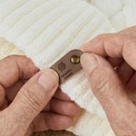 Etiquettes personnalisées en cuir PU pour le crochet avec rivets Lot de 5 cadeaux d'anniversaire pour les passionnés de crochet