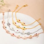 Bracciale personalizzato 1-8 impronte di zampe con nomi, regalo commemorativo di compleanno per gli amanti dei cani