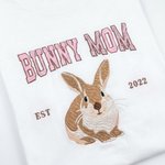 Personalisierte besticktes Haustier Foto Multicolor T-Shirt Sweatshirt Hoodie mit Namen täglich tragen Geburtstag Jahrestag Geschenk für Tierliebhaber Besitzer