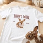 Personalisierte besticktes Haustier Foto Multicolor T-Shirt Sweatshirt Hoodie mit Namen täglich tragen Geburtstag Jahrestag Geschenk für Tierliebhaber Besitzer