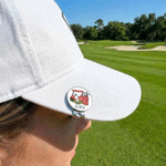 Personalized Golf Cart Golf Ball Marker Magnetic Hat Clip with Name Birthday Game Day Gift for Golf Player