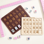 Personalized Classic Wooden Mahjong Charleston Practice Board with Text Mahjong Tournament Mahjong Night Gift for Mahjong Lover