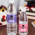 Gepersonaliseerde Congrats Class of 2026 Set van 20 Waterdichte Waterfles Etiketten Stickers met Naam School en Jaar Afstudeerfeest Cadeau voor Afgestudeerden