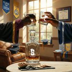 Gepersonaliseerde Graduation Cap Initial Whiskey karaf met naam en jaar Afstudeerfeest cadeau voor afgestudeerden Whiskey liefhebbers