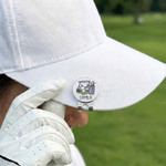 Personalized Golf Cart Golf Ball Marker Magnetic Hat Clip with Name Birthday Game Day Gift for Golf Player