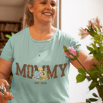 Personalized Classic Winnie the Pooh Multicolor Soft T-shirt Sweatshirt with Name and Year Birthday Mother's Day Gift for Mom Grandma