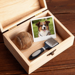 Personalized Pet Photo Birth and Death Years Wooden Memory Storage Box with Name and Text Loss of Pet Memorial Gift for Pet Owner Lover