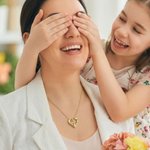 Personalized Dainty Birthstone Heart Necklace with Engraved Text Exquisite Jewelry Mother's Day Birthday Anniversary Gift for Mom Woman