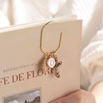 Personalized Catholic Cross Paper Clip with Initial Religious Baptism First Communion Gift for Book Lovers Bookworm