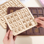 Personalized Classic Wooden Mahjong Charleston Practice Board with Text Mahjong Tournament Mahjong Night Gift for Mahjong Lover